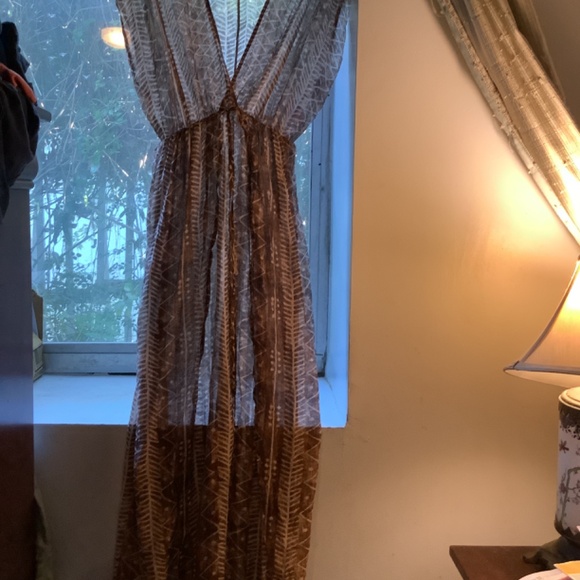 Elan maxi kimono coverup - Picture 3 of 5